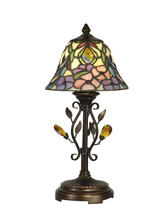 Dale Tiffany TA90215 - Crystal Peony Tiffany Accent Table Lamp