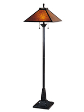 Dale Tiffany TF100176 - Camelot Mica Floor Lamp