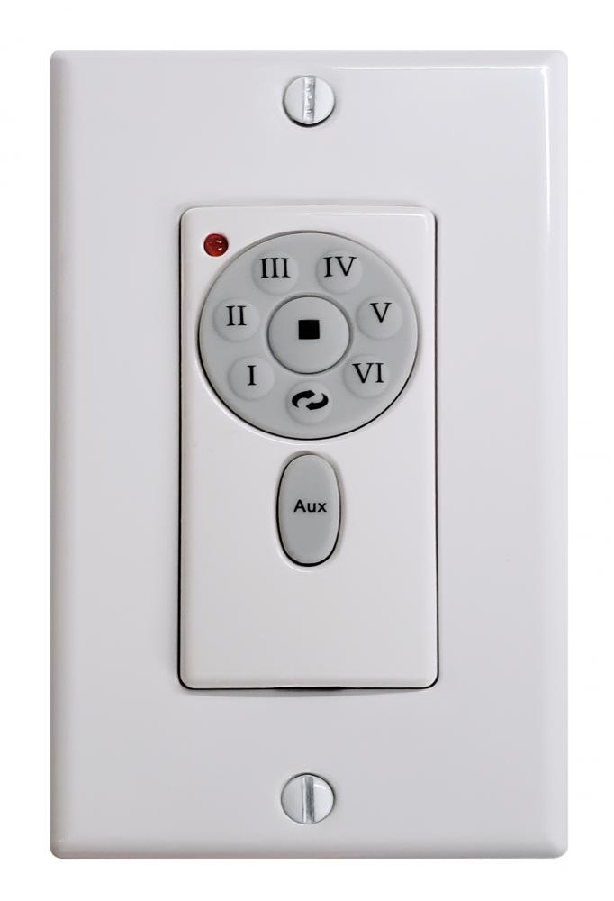 Proprietary Decora-style Wall Mounted Transmitter Control for DC Ceiling Fans