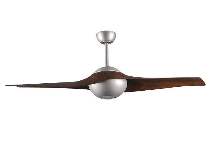C-IV Two Bladed Paddle-style fan in Brushed Nickel