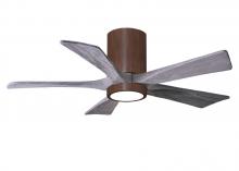 Matthews Fan Company IR5HLK-WN-BW-42 - IR5HLK five-blade flush mount paddle fan in Walnut finish with 42” solid barn wood tone blades a