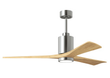 Matthews Fan Company PA3-CR-LM-60 - Patricia-3 - 60" Three Blade Ceiling Fan - 5CCT Integrated LED - Polished Chrome Finish