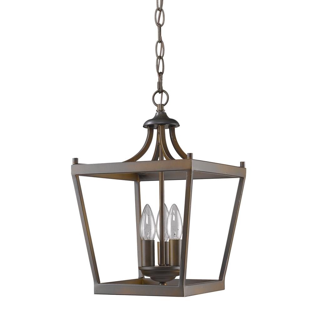 Kennedy Indoor 3-Light Pendant In Oil Rubbed Bronze