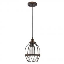 Acclaim Lighting IN31202ORB - Loft Indoor 1-Light Mini Pendant w/Metal Cage In Oil Rubbed Bronze