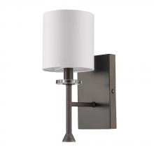 Acclaim Lighting IN41043ORB - Kara Indoor 1-Light Sconce W/Shade & Crystal Bobeche In Oil Rubbed Bronze