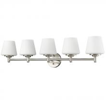 Acclaim Lighting IN41311SN - Paige Indoor 5-Light Bath W/Glass Shades In Satin Nickel