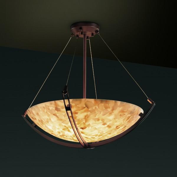 36" LED Pendant Bowl w/ Crossbar