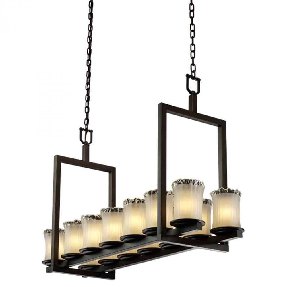 Dakota 14-Light Bridge LED Chandelier (Short)