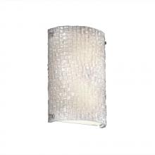 Justice Design Group 3FRM-5541-TILE-CROM - Finials Cylinder Wall Sconce (ADA)