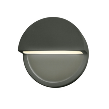 Justice Design Group CER-5610W-PWGN - ADA Dome Outdoor LED Wall Sconce (Closed Top)