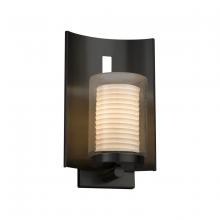  POR-7591W-10-SAWT-MBLK - Embark 1-Light Outdoor Wall Sconce