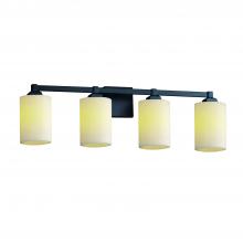 Justice Design Group CNDL-8434-10-CREM-MBLK-LED4-2800 - Regency 4-Light LED Bath Bar