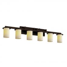 Justice Design Group CNDL-8786-10-CREM-DBRZ-LED6-4200 - Dakota 6-Light LED Bath Bar