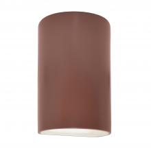 Justice Design Group CER-0945W-CLAY-LED1-1000 - Small LED Cylinder - Open Top & Bottom (Outdoor)