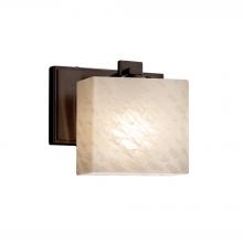 Justice Design Group FSN-8447-55-WEVE-DBRZ - Era ADA 1-Light Wall Sconce