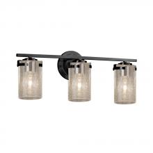 Justice Design Group FSN-8453-10-SEED-MBLK-LED3-2100 - Atlas 3-Light LED Bath Bar