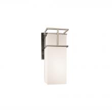 Justice Design Group FSN-8641W-OPAL-NCKL - Structure LED 1-Light Small Wall Sconce - Outdoor