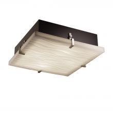  PNA-5557-WAVE-NCKL - Clips 16" Square Flush-Mount