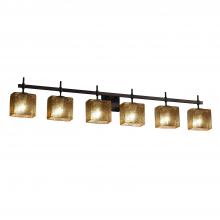 Justice Design Group FSN-8416-55-MROR-DBRZ-LED6-4200 - Union 6-Light LED Bath Bar