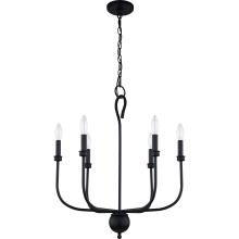 Quoizel BLA5022MBK - Blanche Chandelier