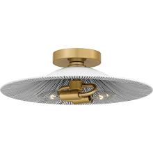  QFL6789LGK - Indigo 2-Light Light Gold Flush Mount