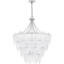  QP6766SL - Lilestone 7-Light Silver Leaf Pendant