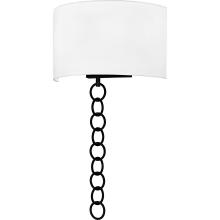  QW6798MBK - Baynes 2-Light Matte Black Wall Sconce