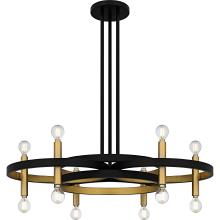  WID5030MBK - Winsland 6-Light Matte Black Chandelier