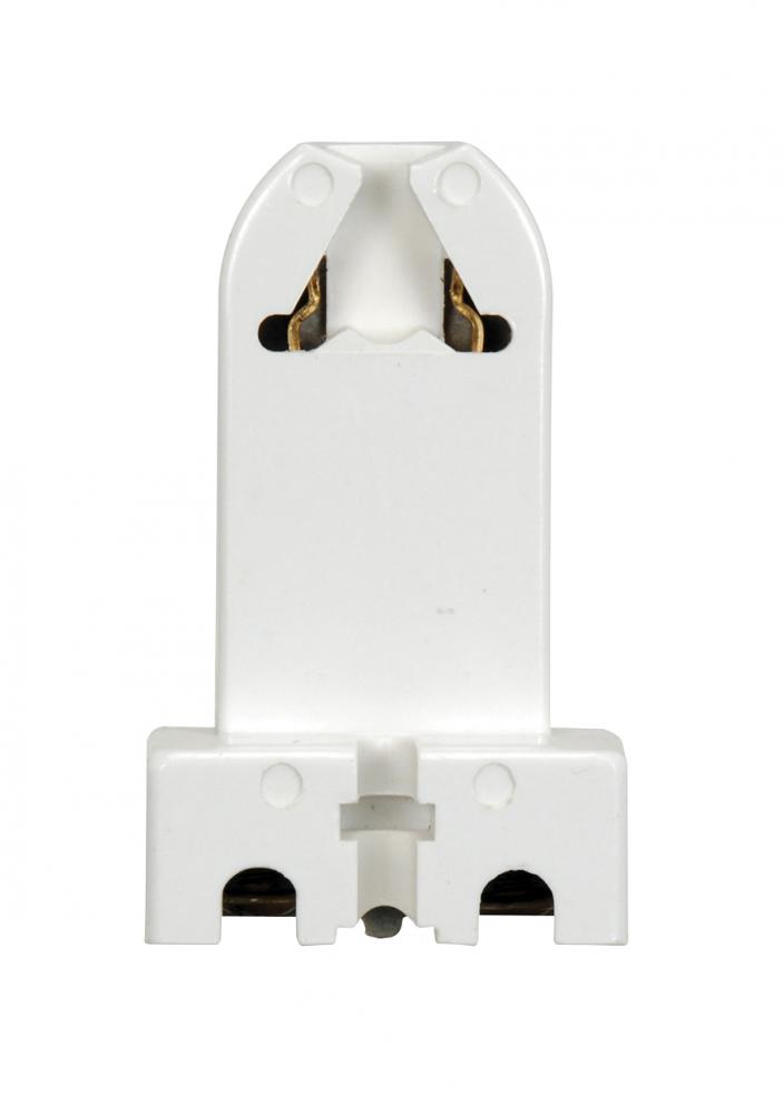 Bi-Pin Lampholder; Medium; T8 / T12 Bulbs; Screw Terminals; G13 Base With Screw And Nut; For Flush