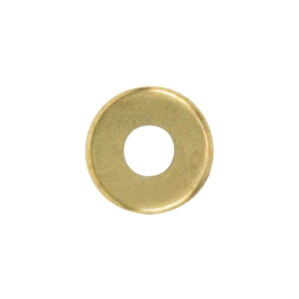Turned Brass Check Ring; 1/8 IP Slip; Burnished And Lacquered; 1" Diameter