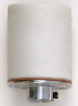 Keyless Porcelain Socket With 1/8 IPS Metal Cap; Glazed; 660W; 250V; 200/10 Master
