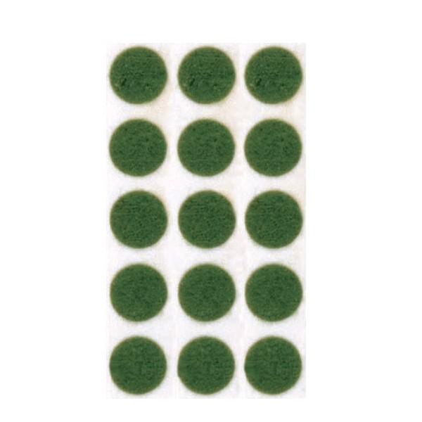 Green Felt; 1/2" Dots; Sold By Roll Only (1000 per Roll)