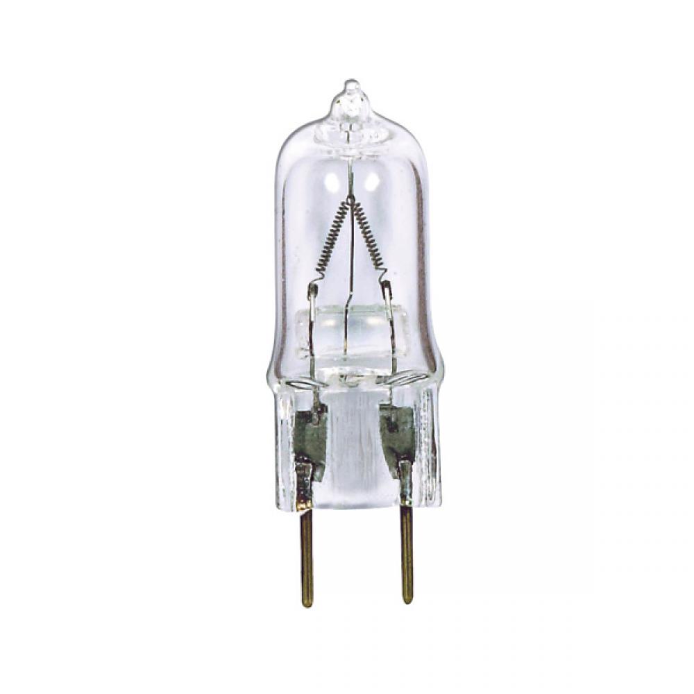 20 Watt; Halogen; T4; Clear; 2000 Average rated hours; 180 Lumens; Bi Pin G8 base; 120 Volt; Carded