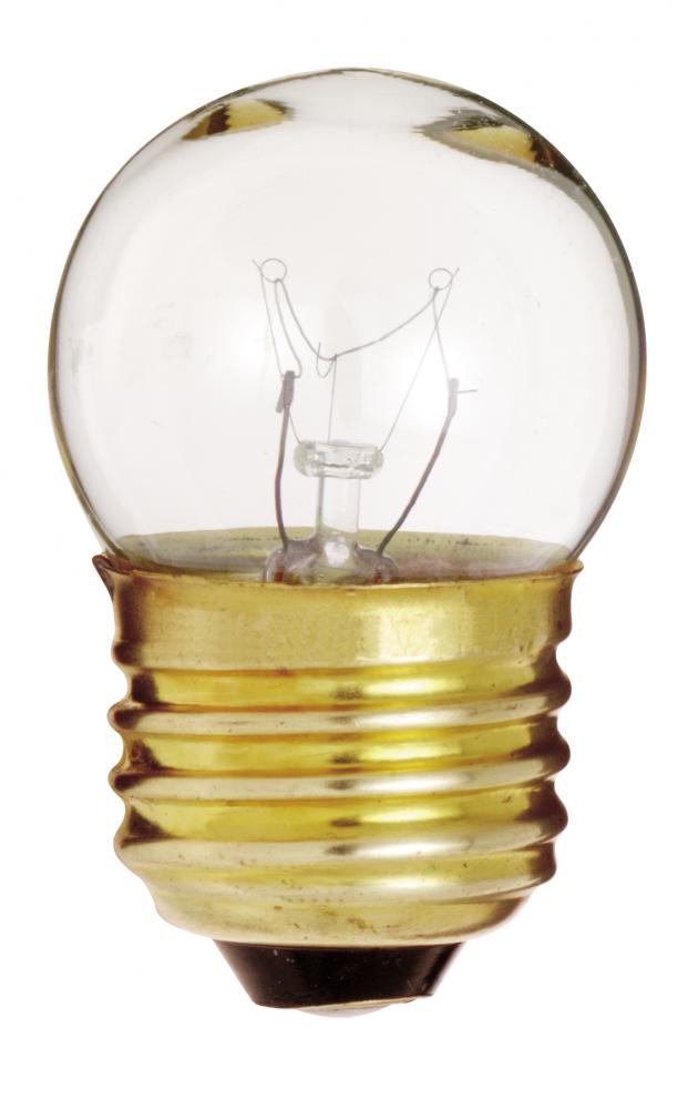 7.5 Watt S11 Incandescent; Clear; 2500 Average rated hours; 40 Lumens; Medium base; 120 Volt; Carded