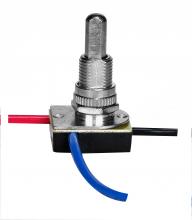 Satco Products Inc. 80/1129 - 3-Way Metal Push Switch; 3/8" Metal Bushing; 2 Circuit; 4 Position (L-1, L-2, L1-2, Off);