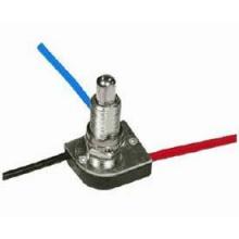 Satco Products Inc. 80/1131 - 3-Way Metal Push Switch; 5/8" Metal Bushing; 2 Circuit; 4 Position (L-1, L-2, L1-2, Off);