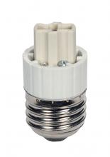 Satco Products Inc. 80/2161 - E26 To G9 Extender; White Finish; 1-1/8" Overall Extension; 500W; 250V