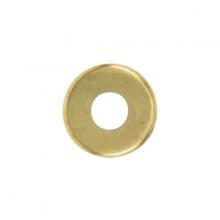 Satco Products Inc. 90/1090 - Turned Brass Check Ring; 1/8 IP Slip; Burnished And Lacquered; 1" Diameter