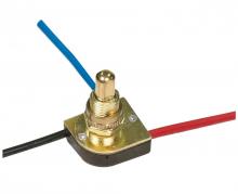 Satco Products Inc. 90/1678 - 3-Way Metal Push Switch; 3/8 Metal Bushing; 2 Circuit; 4 Position (L-1, L-2, L1-2, Off); 6A-125V,