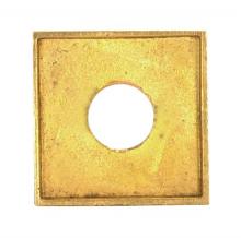 Satco Products Inc. 90/2139 - Turned Brass Check Ring; 1/8 IP Slip; Burnished And Lacquered; 1/2" Diameter