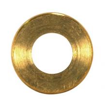 Satco Products Inc. 90/2149 - Turned Brass Check Ring; 1/4 IP Slip; Burnished And Lacquered; 1" Diameter