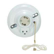 Satco Products Inc. 90/2483 - GU24 Fluorescent White Phenolic Receptacles with Screw Terminals