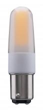 Satco Products Inc. S11216 - 4 Watt; LED; 3000K; Frosted; Double Contact Bayonet base; 120-130 Volt