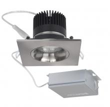 Satco Products Inc. S11629 - 12 watt LED Direct Wire Downlight; Gimbaled; 3.5 inch; 3000K; 120 volt; Dimmable; Square; Remote