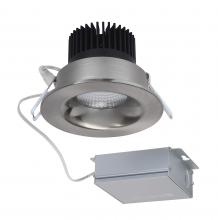 Satco Products Inc. S11632 - 12 watt LED Direct Wire Downlight; 3.5 inch; 3000K; 120 volt; Dimmable; Round; Remote Driver;