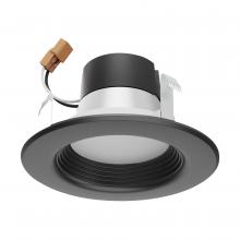 Satco Products Inc. S11832 - 7 Watt; LED Downlight Retrofit; 4 Inch; CCT Selectable; 120 volts; Dimmable; Black Finish