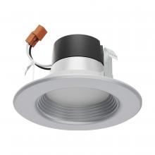 Satco Products Inc. S11833 - 7 Watt; LED Downlight Retrofit; 4 Inch; CCT Selectable; 120 volts; Dimmable; Brushed Nickel Finish
