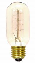 Satco Products Inc. S2416 - 40 Watt T14 Incandescent; Clear; 3000 Average rated hours; 160 Lumens; Medium base; 120 Volt