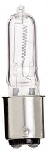 Satco Products Inc. S3432 - 75 Watt; Halogen; T4; Clear; 2000 Average rated hours; 1250 Lumens; DC Bay base; 120 Volt; Carded