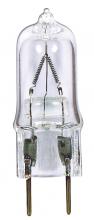 Satco Products Inc. S3541 - 50 Watt; Halogen; T4; Clear; 2000 Average rated hours; 750 Lumens; Bi Pin G8 base; 120 Volt; Carded